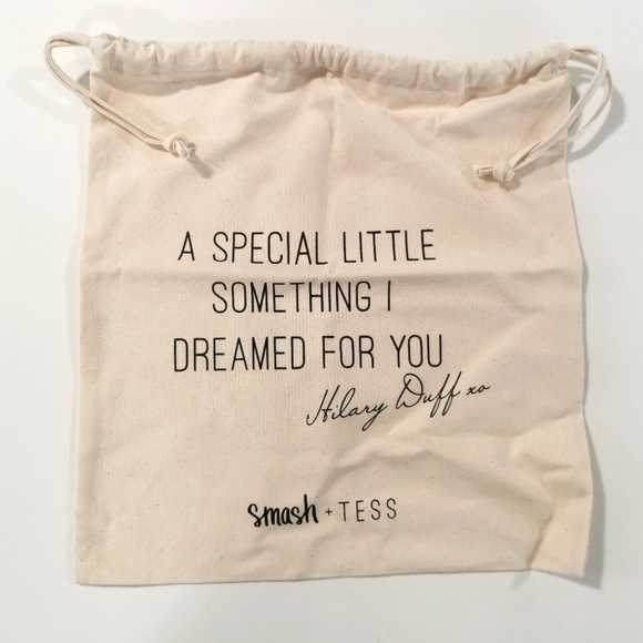 Smash & Tess Hilary Duff canvas bag with drawstring - Picture 1 of 4